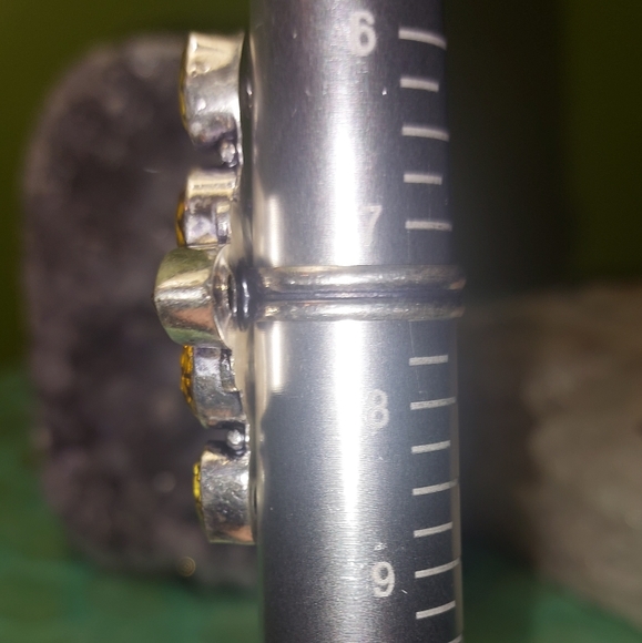 Huge Citrine 6 Stone Statement Ring - Picture 7 of 7